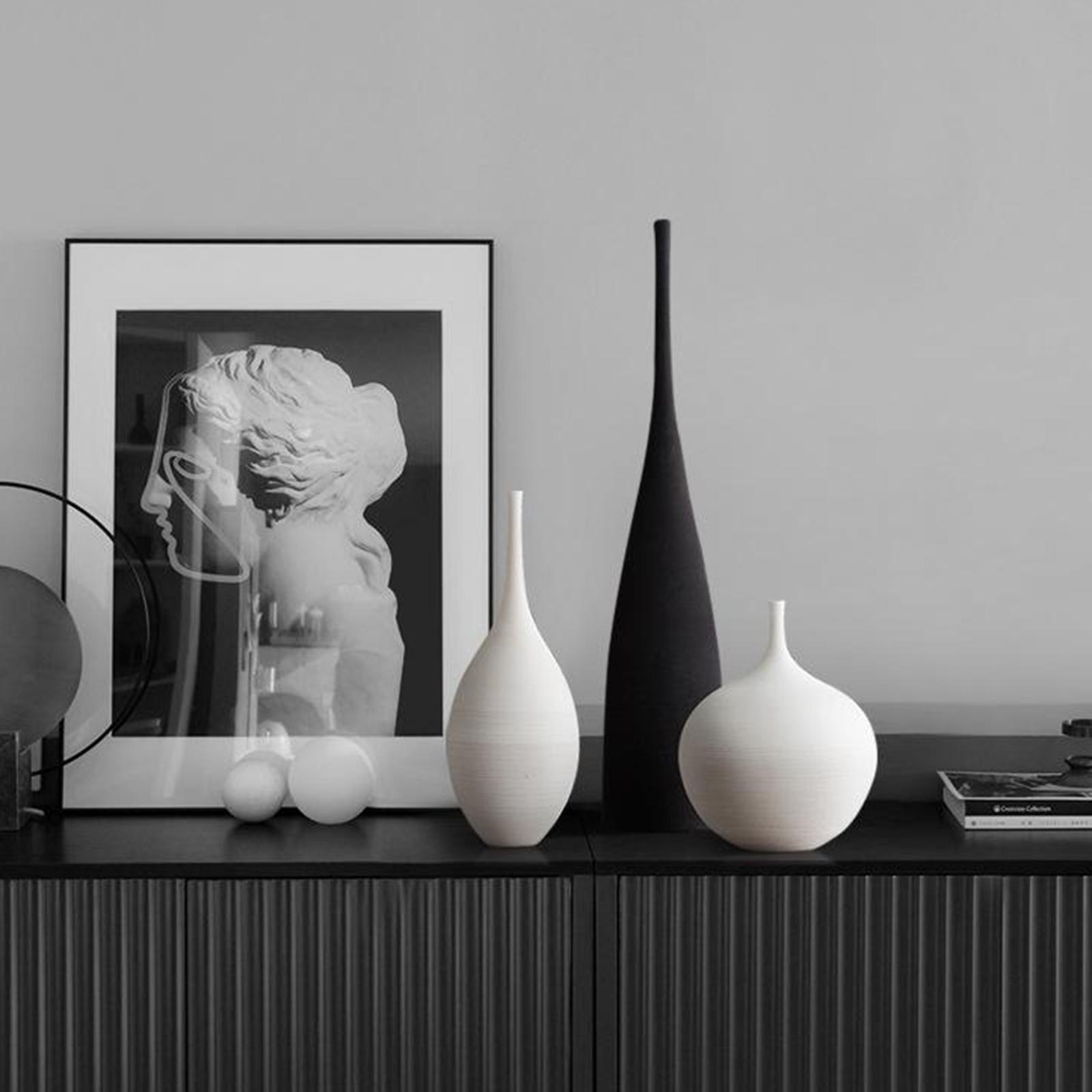 Centerpiece Vase Tall - Элегантный керамический цветочный горшок в современном