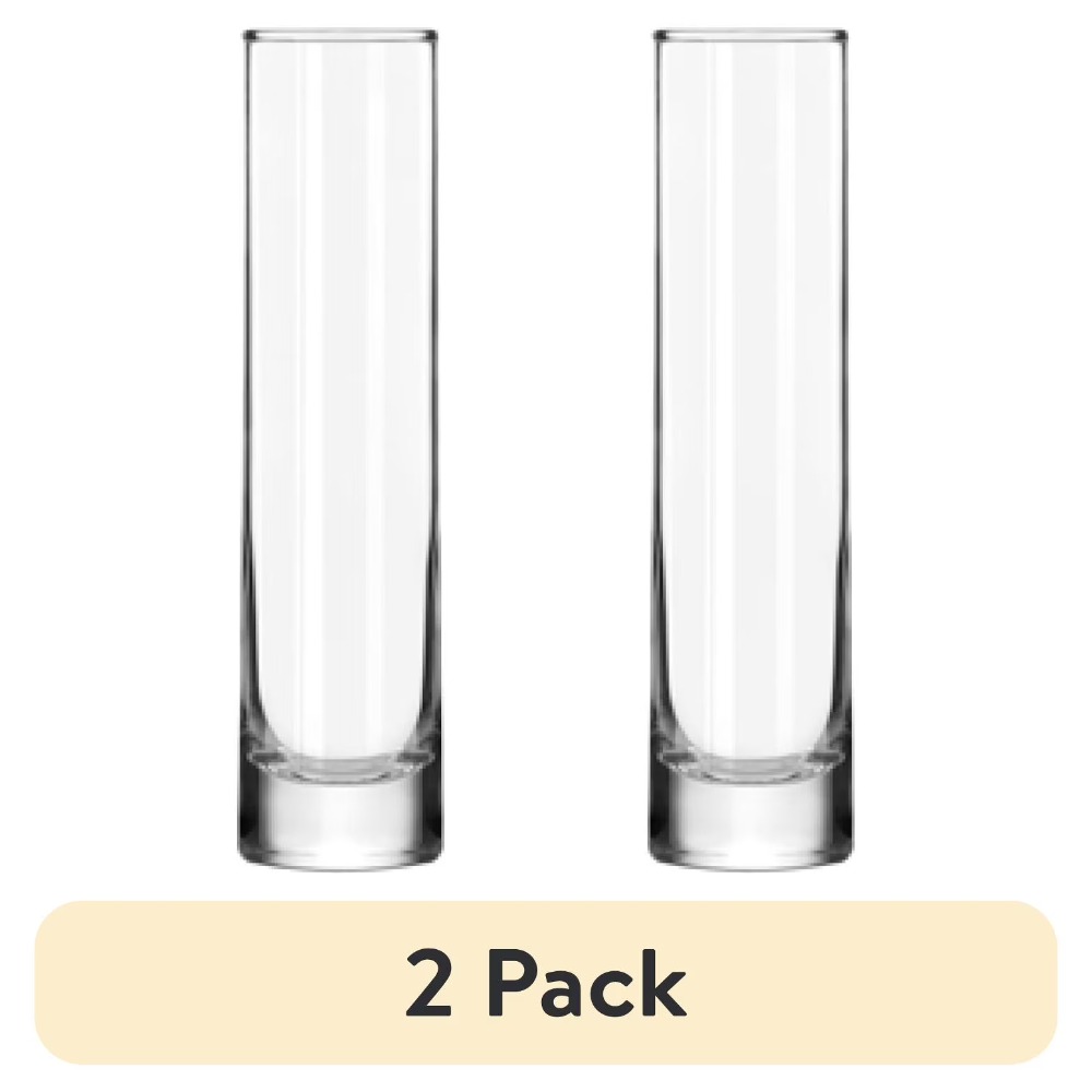Centerpiece Vase Tall - Прозрачная стеклянная ваза-цилиндр для цветов, 7,5