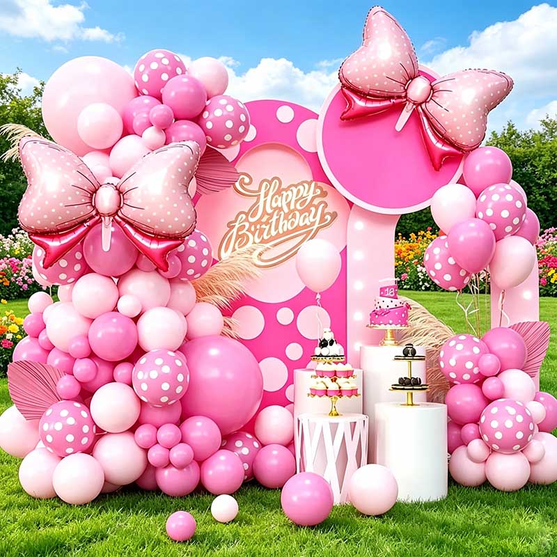 Wedding Supply Kit - Набор из 99 розовых фольгированных шаров