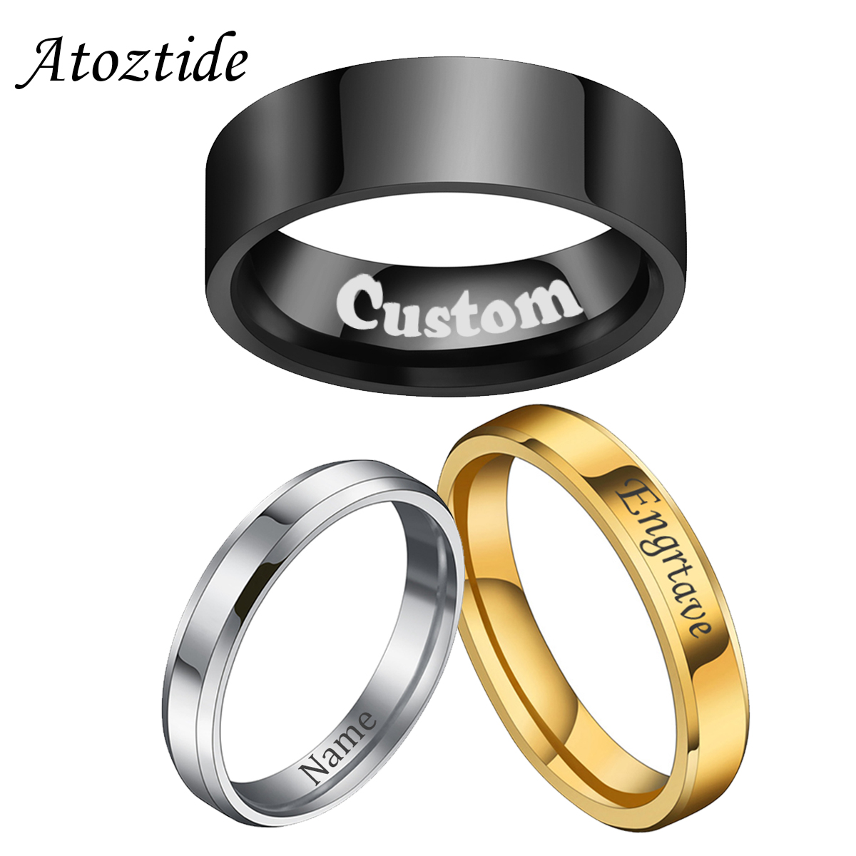 Женские кольца из нержавеющей  – обзор и цена Wedding Zone
