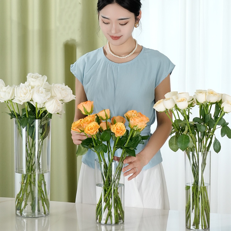 Новая акриловая прозрачная цил – обзор и цена Centerpiece Vase Tall
