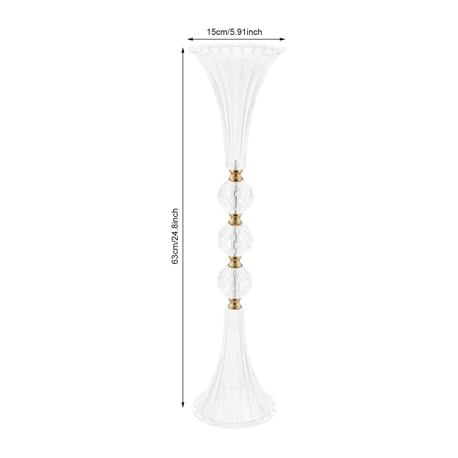 Набор акриловых ваз-центровок, – обзор и цена Centerpiece Vase Tall