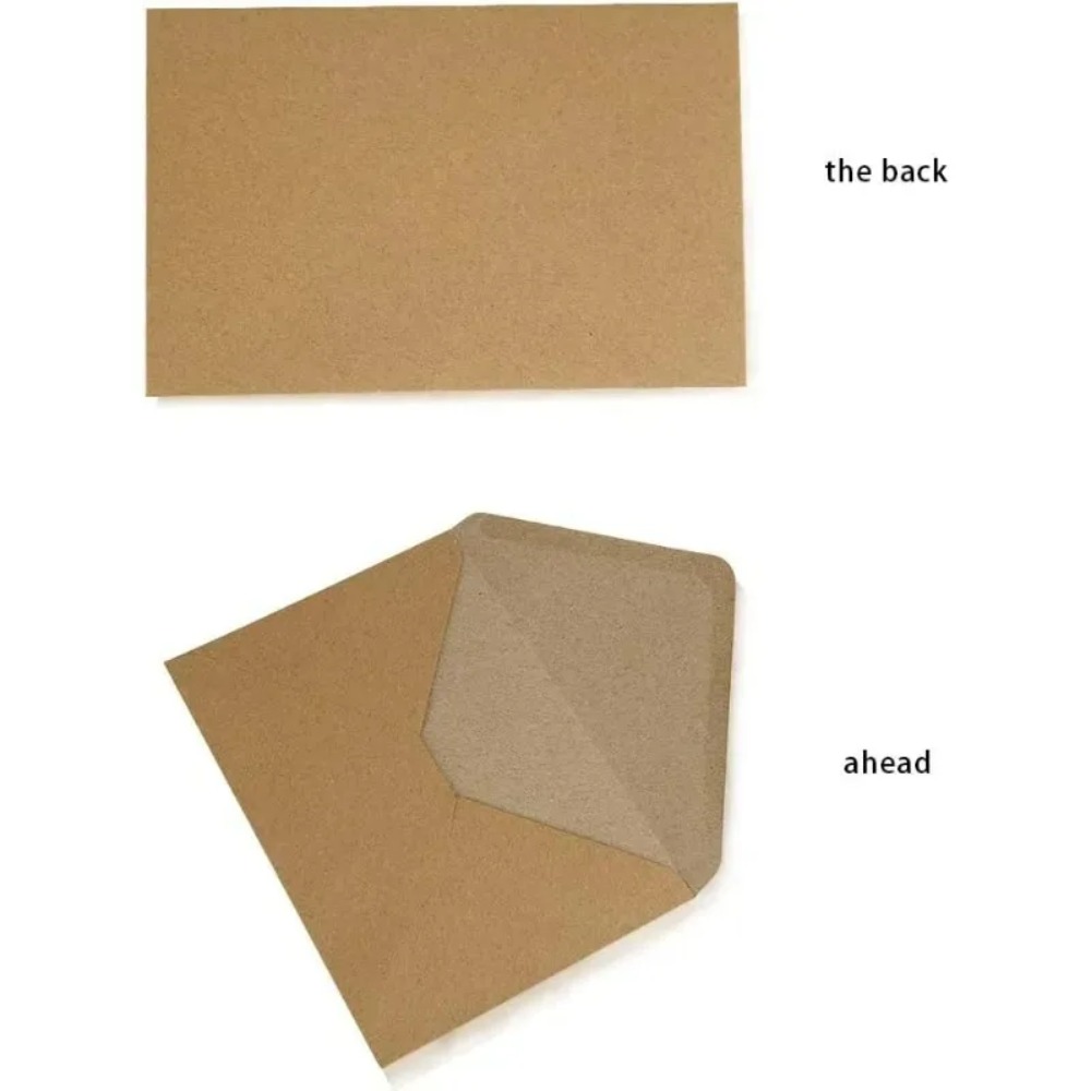 50 шт. классических коричневых – обзор и цена Wedding Envelopes