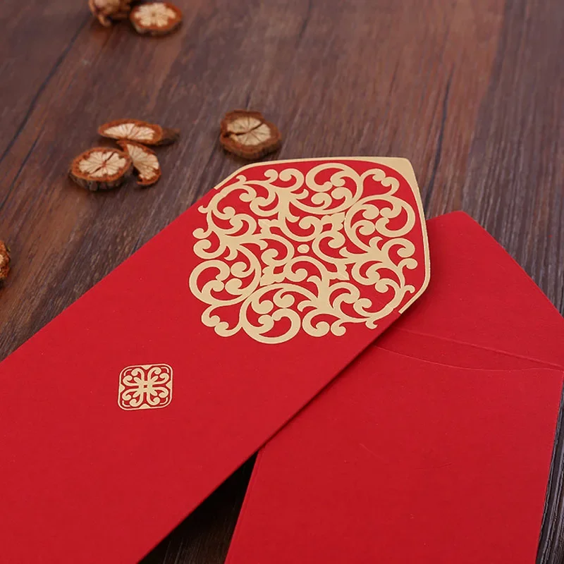 10 шт. китайские красные конве – обзор и цена Wedding Envelopes