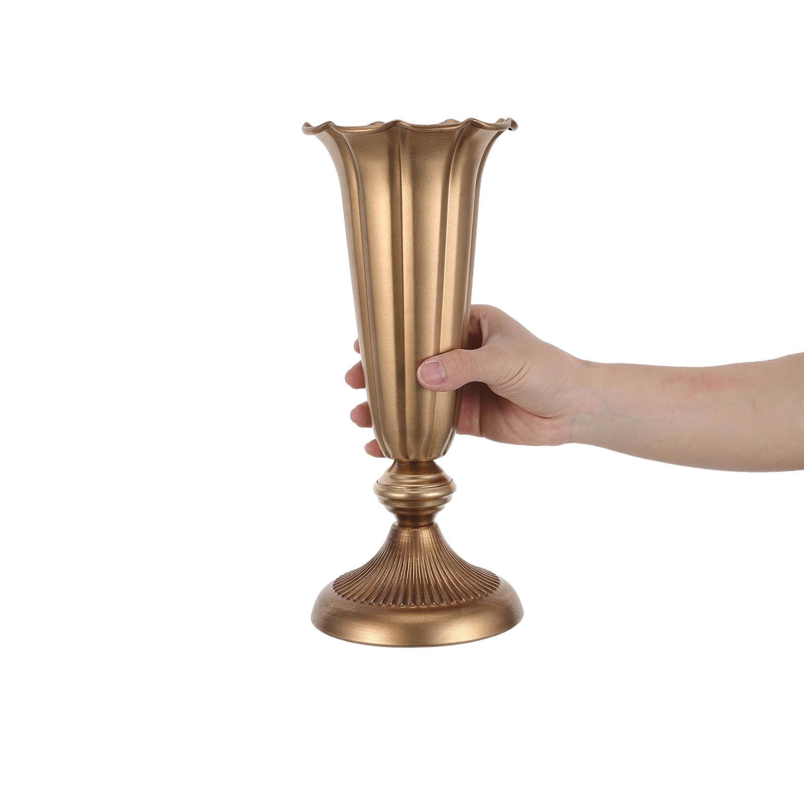 Ретро-металлическая ваза-труба – обзор и цена Centerpiece Vase Tall