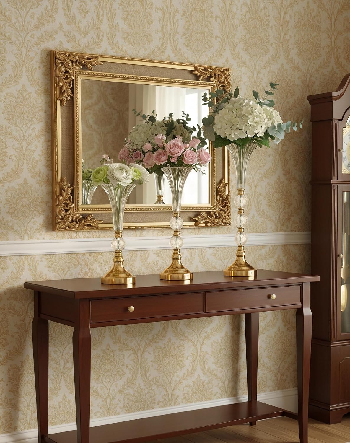 Набор из 3 золотых акриловых в – обзор и цена Centerpiece Vase Tall