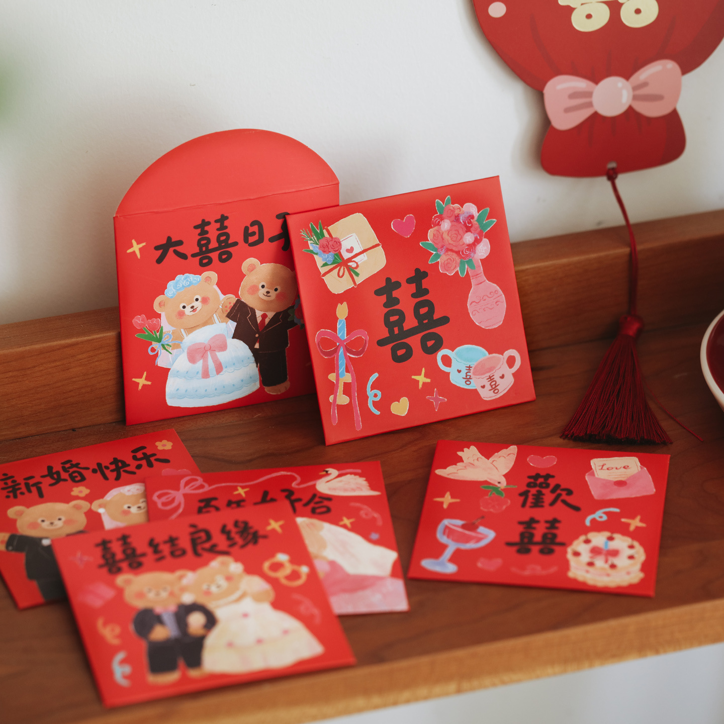 Набор из 6 красных конвертов д – обзор и цена Wedding Envelopes
