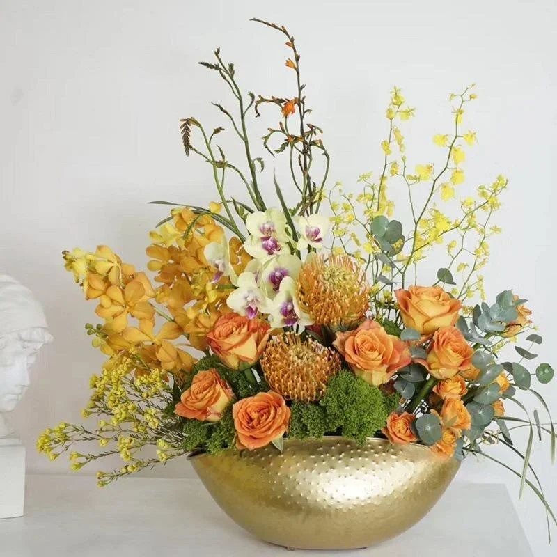 Новый большой размер, золотая  – обзор и цена Centerpiece Vase Tall